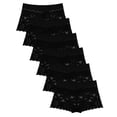 thumbnail image 2 of FINETOO Lace Underwear For Women Boy Shorts Cheeky Breathable Panties Invisible Embroidery Floral Briefs S-XL 6 Pack, 2 of 5