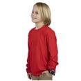 thumbnail image 5 of Spyder Boy's Debossed Thermal Long Sleeve Shirt Racing Red L, 5 of 5
