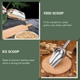 thumbnail image 3 of Troglfold ice scoop 3pcs Ice Scoops Stainless Steel Flour Scoops Ice Scoopers for Freezer Ice Scoops,8.86"X3.27"X2.36", 3 of 10
