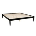 thumbnail image 2 of Powell Plumley 15.75" High Low Profile Platform Bed Frame, King, Black, 2 of 13