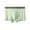 hgg182-Green, variant on Mens Cotton Ribbing Boxer Briefs Men Ribbed Cotton Boxer Brief Bulge Boxer Briefs Breathable for Men