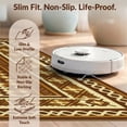 thumbnail image 6 of Design&I 3'x5' Ultra Soft Throw Mat, Ru Boho Wicker Interlocking Geometric Border Door Front Entryway Flowing Dynamic None Fluffy Washable Easy Care Indoor rug for Bedside Hallway, 6 of 7