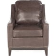 thumbnail image 3 of SAFAVIEH Colton Rustic Glam Upholstered Club Chair, Antique Brown, 3 of 5