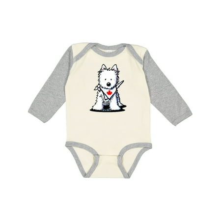 

Inktastic Canada Day Westie Boys or Girls Long Sleeve Baby Bodysuit
