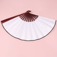 thumbnail image 3 of Masteelf 2 8 Inch Fabric Handheld Folding Fans Chinese Style Fabric Folding Handheld Folded Dance Fans Blank DIY Fans for Wedding Gift Party Favors, 3 of 10