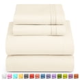thumbnail image 1 of Nestl Full XL Sheet Set, 1800 Series Microfiber Deep Pocket 4 Piece Bed Sheet Set, 1 of 9