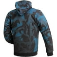 thumbnail image 2 of First Mfg Co - Reign - Men's Motorcycle Biker Riding Max Tec 600D Rain Jacket - Blue Camo - Medium, 2 of 5
