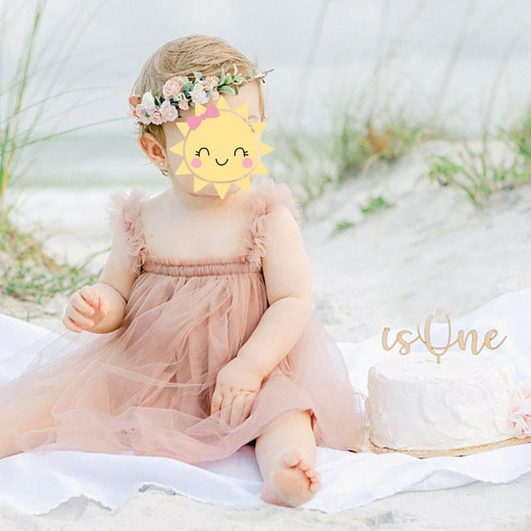 green emerald velvet dress Dusty Pink Sequins A-line Tulle Flower Girl Dresses, Lovely Little gir –  AlineBridal main image 1
