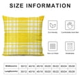 thumbnail image 5 of Qinduosi Pillow Covers Decorations Yellow Buffalo Plaid Throw Pillowcase Indoor Outdoor Cushion Case for Home Bedroom Decor, 5 of 5