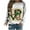 White, variant on WXLWZYWL Trendy Sweatshirts For Women 2023 Women Classic St. Patrick Print Crewneck Long Sleeve Loose Sweatshirt Tops