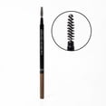 thumbnail image 4 of Lápiz definidor de cejas Palladio Beauty, marrón medio, con brocha, 4 of 7