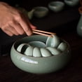 thumbnail image 5 of 1 pieza de limpiador de pinceles de tinta, tetera de celadón, cuenco para té, accesorios para la ceremonia del té, 5 of 5