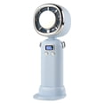 thumbnail image 2 of CQCYD Handheld Refrigeration Fan, Ice Charge Cooling Blower, High Speed Turbine Digital Display, Portable Mini Cooler with Base for Outdoor Travel and Daily Refresh, 2 of 7
