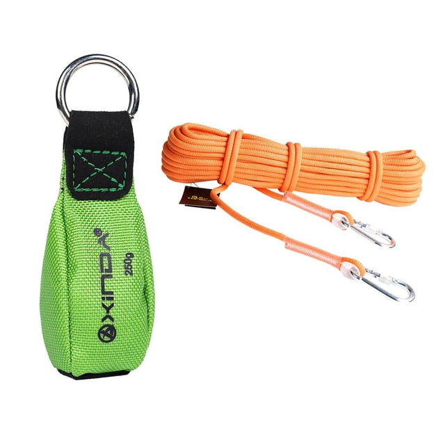Cuerda de escalada kusrkot 20 m 9,5 peso de fundición de aparejo de árbol de arbolista de 250 g