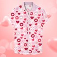 CJINGKQ Valentine's Day Mens Valentines Day Fashion Printed Short