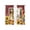 Red Brown, variant on Pigs Sunflowers Sheer Curtains 72 Inch Length 2 Panels Set Window Treatments, Farmhouse Red Barn Flowers Animals Rod Pocket Semi Curtains for Living Room/Bedroom/Kitchen Décor, 104"W x 72"L