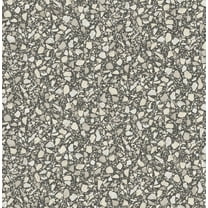 Fine Decor Aldrich Black Terrazzo Unpasted Nonwoven Wallpaper, 20.5-in by 33-ft, 56.4 sq. ft.