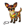 thumbnail image 3 of Corgi Dog Ranch Glowing Night Light Beautiful Light Bedside Table Lamp With USB A+C Dyed Resin French Desktop Night Light Cute Pet Dog Theme LED Table Lamp With Warm Dumpling Light Lights for Kids, 3 of 4