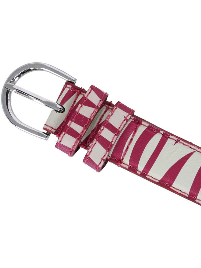 zebra print dress with pink belt Rambler Maxi Dress