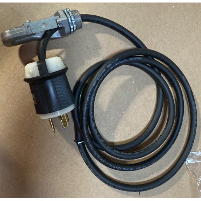 Hubbell CORDUTBC6HLP420A 6ft 277V 20A L720P Electrical Cord Cable