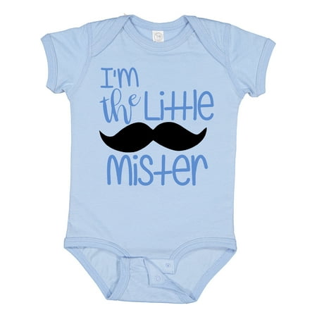 

Inktastic I m the Little Mister with Mustache Gift Baby Boy Bodysuit
