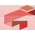 thumbnail image 1 of Ahgly Company Indoor Rectangle Patterned Pink Area Rugs, 8' x 10', 1 of 6