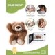 thumbnail image 2 of Peluche pesado de peluche con forma de oso pardo para microondas, 2 of 7