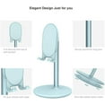 thumbnail image 4 of Phone Stand for Desk, Cell Phone Stand Adjustable Desk Phone Holder Tablet Holder Phone Dock (Blue), 4 of 5