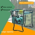 thumbnail image 4 of Chok Portable Garden Bench Kneeling Bag Gardening Tools Storage Stool Multiple Storage Pouch(Green), 4 of 5
