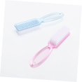 thumbnail image 3 of Nail Cleaning Brushes Toes Scrub Brushes Pedicure Scrub Brushes Finger Nail Brushes Small Nail Brush Nail Cleaner Brush Nail Supplies kit Long Handle 6pcs, 3 of 5