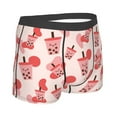 thumbnail image 4 of Uemuo Milk Tea Pattern Men's Boxer Briefs,Trunk Anti-Chafing,Comfortable, Durable, and Stylish Underwear-X-Large, 4 of 9