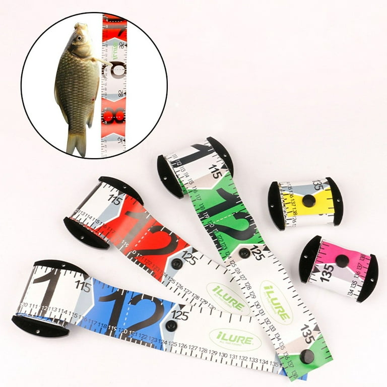 Leke 1.38m Waterproof Fish Measuring Tape Fishing Ruler PVC Measurement  Tackle Tools 