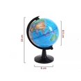 thumbnail image 2 of Mini mapa mundial giratorio World Globe de 8,5 cm con base, 2 of 7