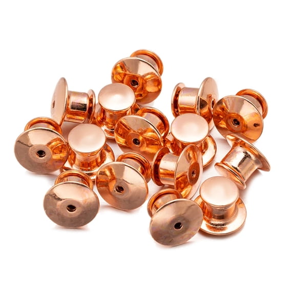 10/30/50 Pieces Locking Pin Backs Metal Pin Backs Locking Pin Keepers Locking Clasp For DIY Enamel Brooch Badge Jewelry Making