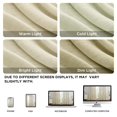 thumbnail image 2 of Cortinas Joydeco de Lino 244 cm de Largo, Set de 2 Paneles, Color Natural, 2 of 9