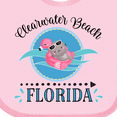 thumbnail image 4 of Inktastic Clearwater Beach Florida Trip Girls Baby Bib, 4 of 4