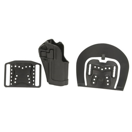 1911 Concealment Holsters - BLACKHAWK SERPA CQC CONCEALMENT RH MATTE FINISH 42 1911 COMMANDER POLYMER BLACK