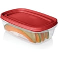 thumbnail image 2 of Rubbermaid EasyFindLids Food Storage Container, 2 L (8.5 Cup), Racer Red, 1 Pack, 2 of 4