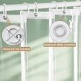 thumbnail image 6 of EMLTHORY Extra Long Shower Curtain Liner 84 Inches Long,Weighted Bathroom Clear Shower Curtain 72x84 Inch Liner with 3 Magnets, Heavy Duty, Transparent, 6 of 6