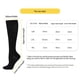 thumbnail image 5 of 1 par de calcetines de enfermera hasta la rodilla, calcetines de compresión energizantes cómodos para mujeres y hombres, suaves, 5 of 8