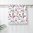 thumbnail image 5 of KLL Tulips Flowers Ultra Absorbent & Soft Hand Towels for Bath, Hand, Face, Gym and Spa-27.5x16in, 5 of 7