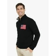 thumbnail image 2 of Chaps Men's & Big Men's Flag Quarter Zip Sweater, Sizes S-3XL, 2 of 8