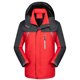 thumbnail image 3 of Chaqueta de otoño e invierno a prueba de viento, impermeable, traje de esquí con forro polar, chaqueta reflectante gruesa, traje de montañismo, 3 of 6