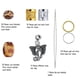 thumbnail image 5 of Anillos de Granos Pintados Naturales Jinwen para Dreadlocks Cuentas de Rastas, 5 of 8