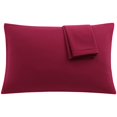 thumbnail image 1 of Wine Pillowcases Soft Microfiber Pillow Case Cover with Zipper Standard, 2 Pack, 1 of 11