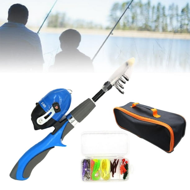 Almencla Fishing Rod and Reel Combo Traveling Kid Fishing Pole for