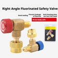 thumbnail image 3 of Refrigerant Charging Valve,Liquid Safety Valve R410A R22 Conditioning Refrigerant,Safety Adapter Control Ball for R12 R22 R410 Conditioner Manifold, 3 of 8