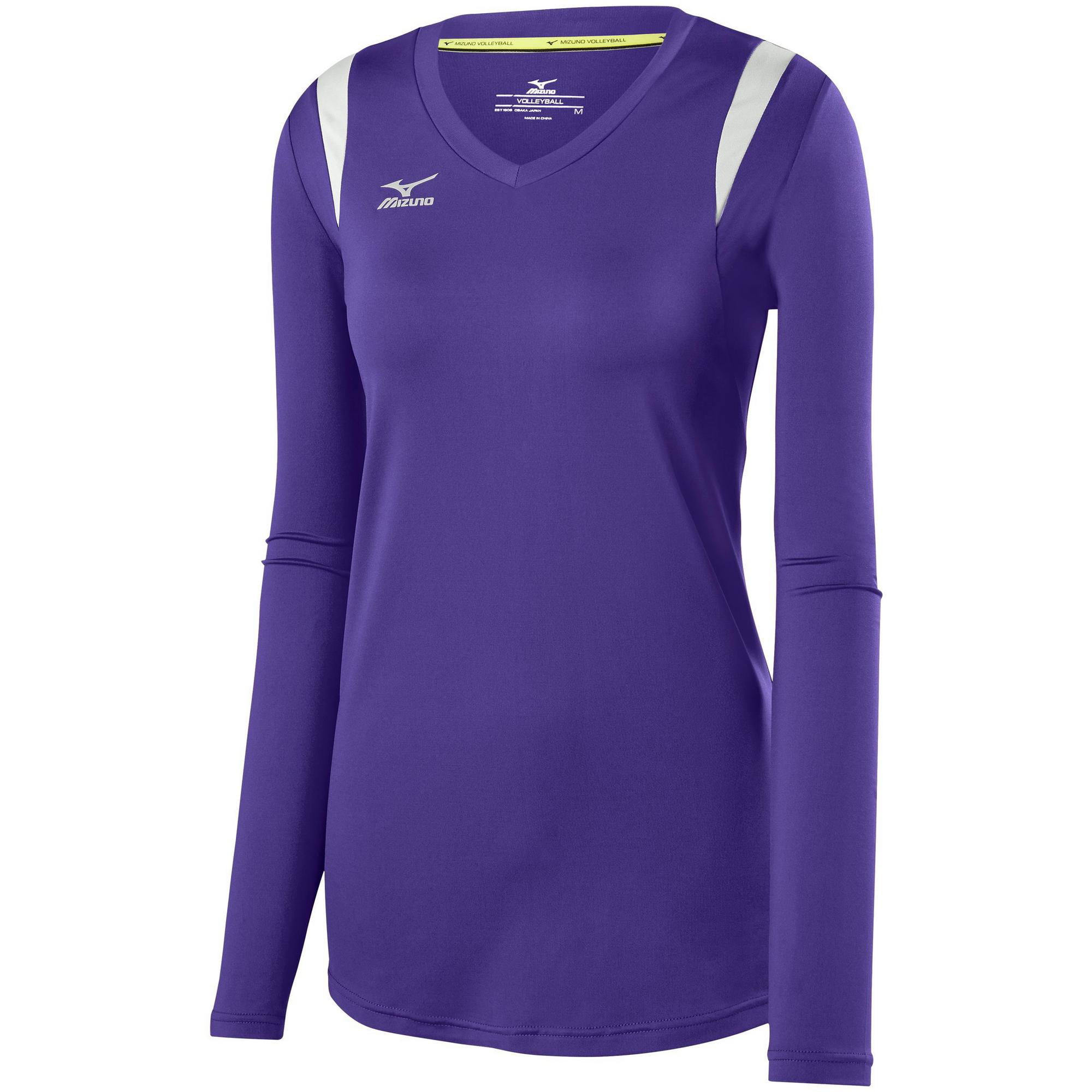 Mizuno Balboa 5.0 Long Sleeve Volleyball Jersey, Size: XXL, Purple