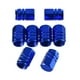thumbnail image 1 of Eboot 8 Piezas Tapas De Válvulas De Vástago De Neumático Tapas De Válvulas De Rueda Tapas De Neumáticos A Prueba De Polvo Para Coche Forma Hexágono (Azul), 1 of 5