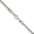 thumbnail image 4 of Chisel Stainless Steel Polished 4.2mm Wheat Chain - 24", 4 of 8